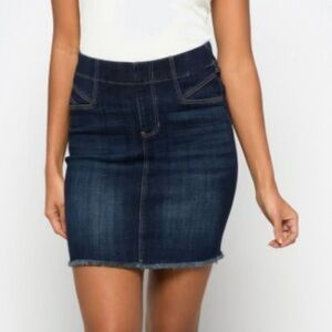 Liverpool Cateye Jean Skirt brand new! Pull-on. Size 4